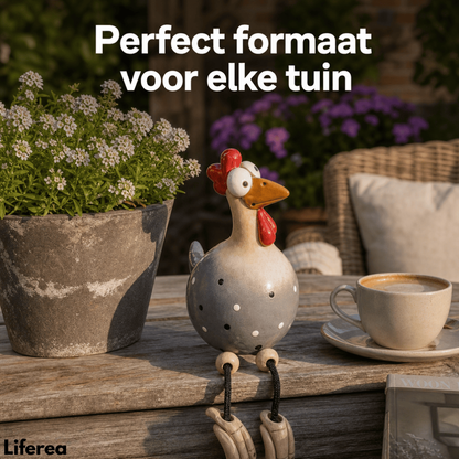 Keramieken Tuinkip | Handgemaakt, Vrolijk en Gezellig