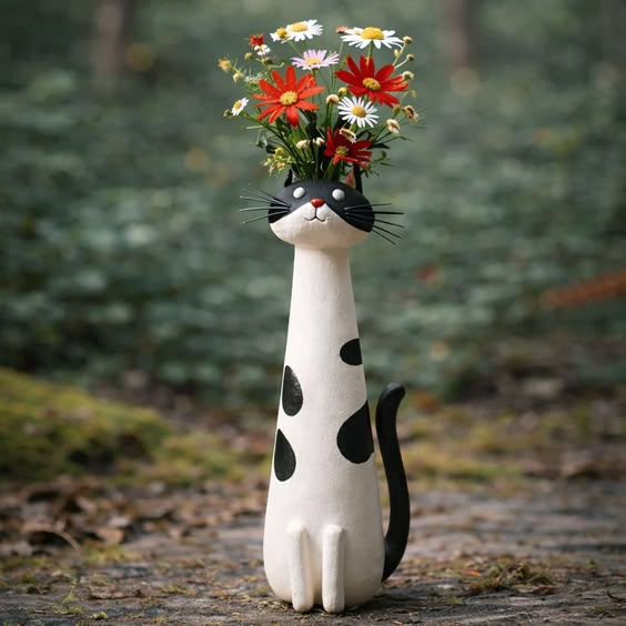 MiauwPot | Speelse Bloemenvaas