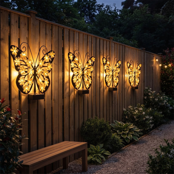 Betoverende Tuinvlinder Verlichting