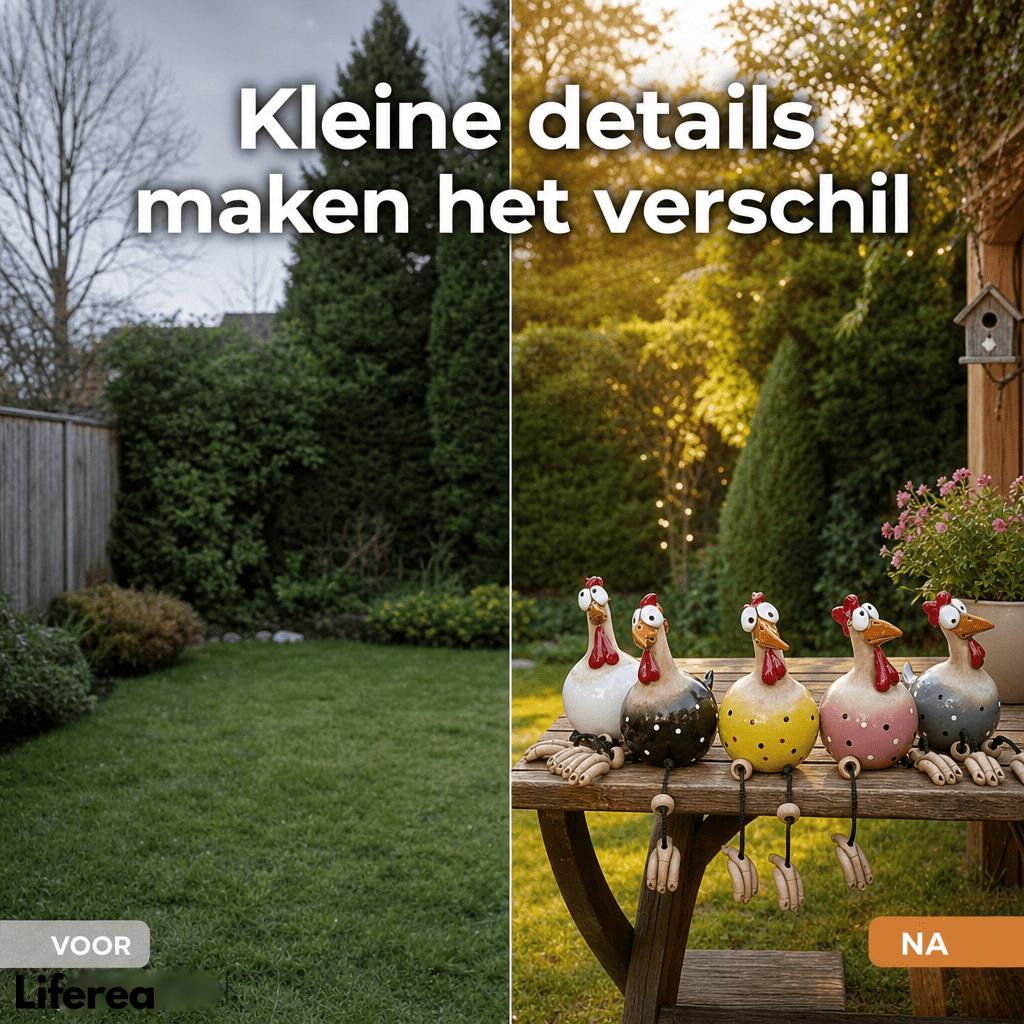 Keramieken Tuinkip | Handgemaakt, Vrolijk en Gezellig