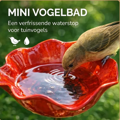 FlowerBath™ | Bloemvormige drinkbak voor vogels, vlinders en bijen