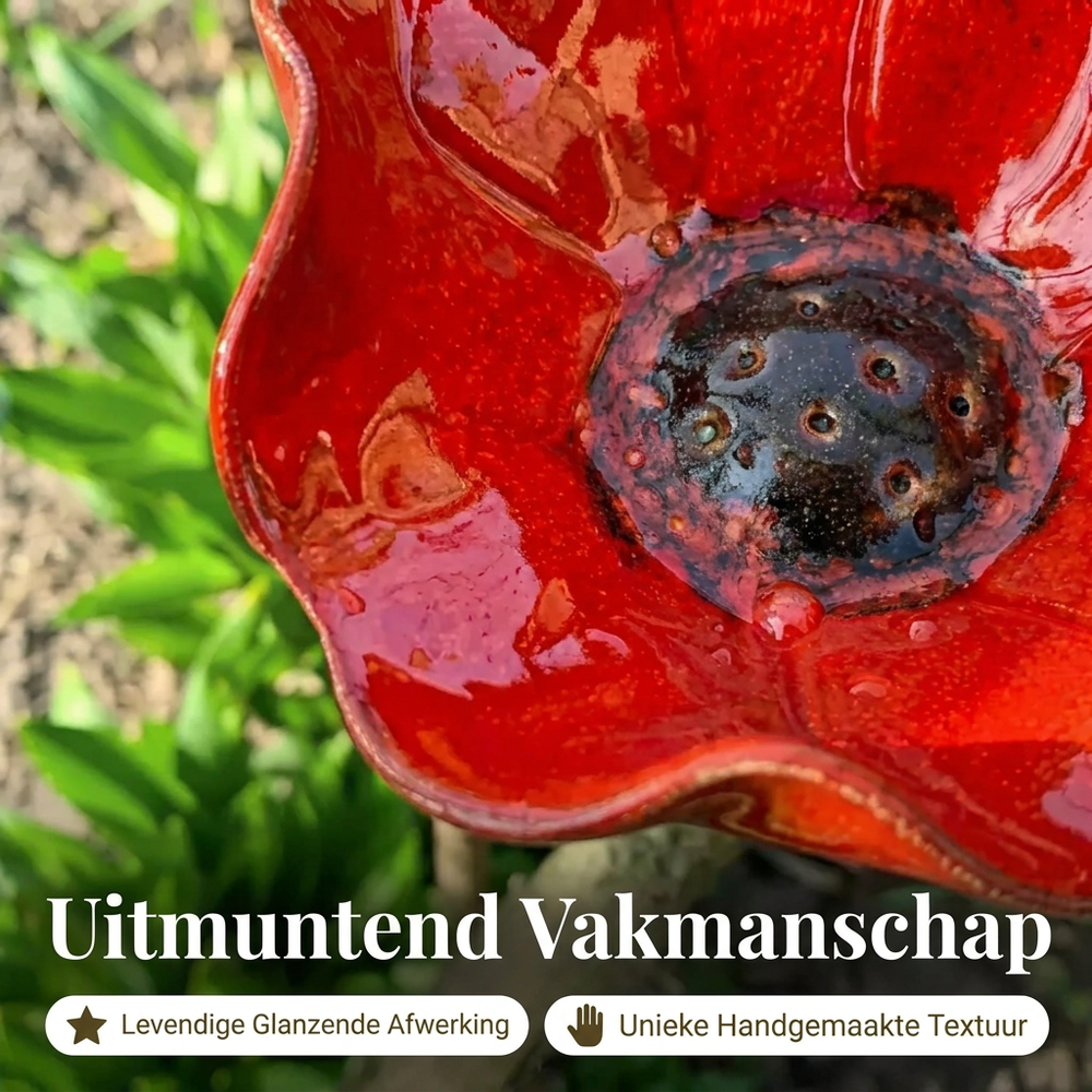 FlowerBath™ | Bloemvormige drinkbak voor vogels, vlinders en bijen