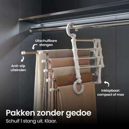 5-in-1 Multifunctionele kledinghanger