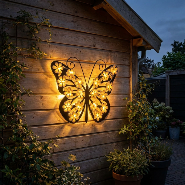 Betoverende Tuinvlinder Verlichting