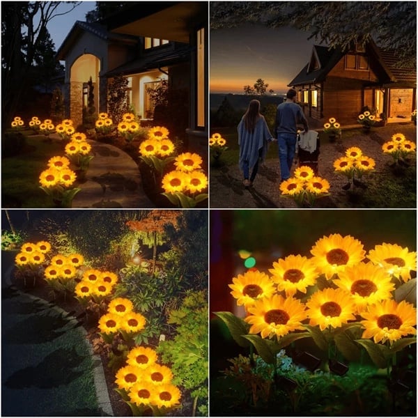 SolarBloom™  Decoratieve zonnebloem met sfeerverlichting